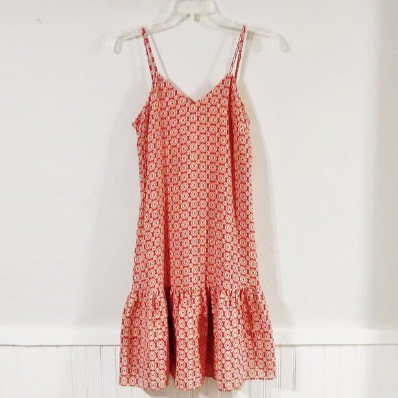 J. Crew Print Spaghetti Strap Dress - Picture 1 of 7